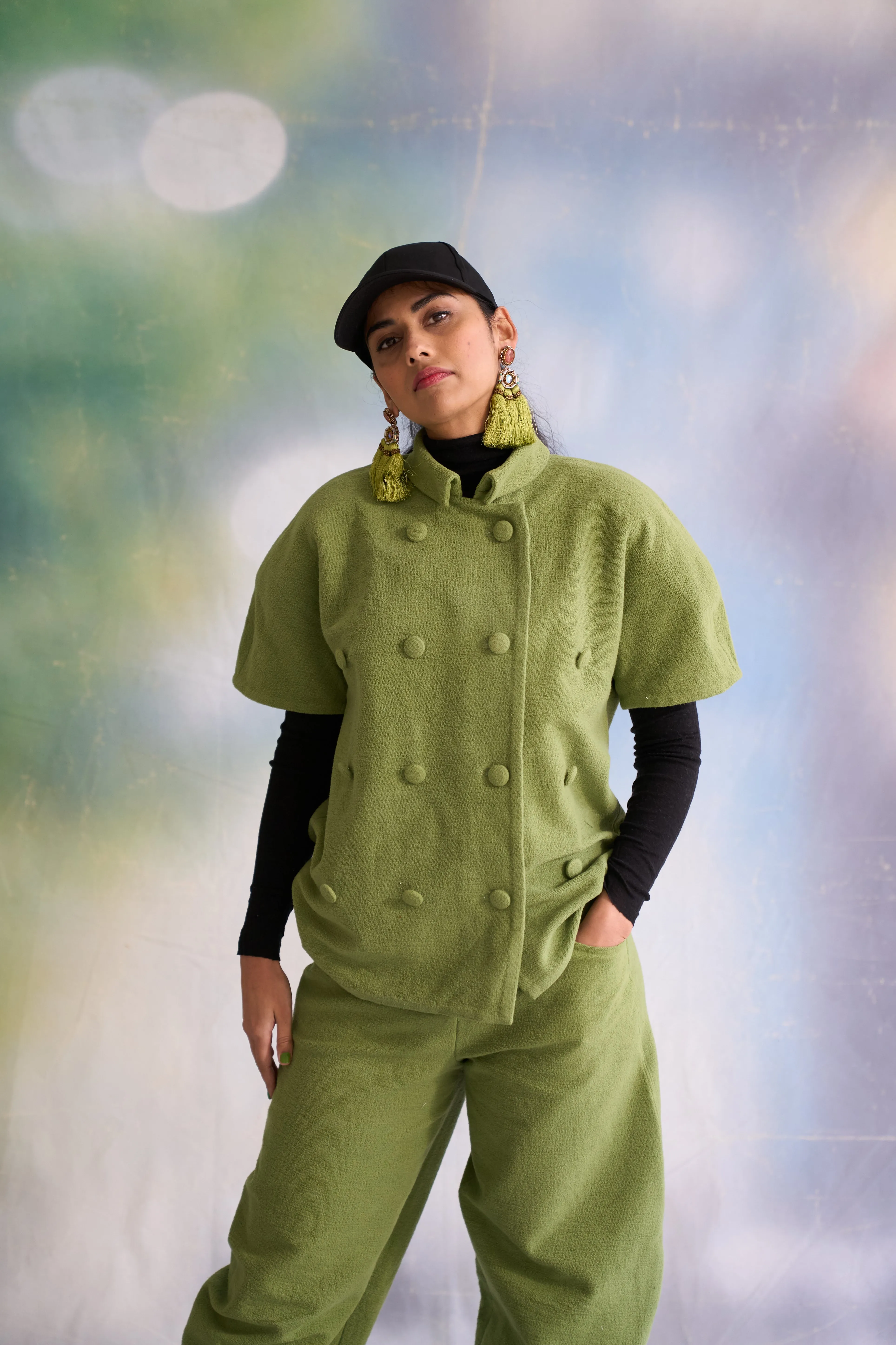 70-15 EDGE Sweater Jacket with 14 buttons