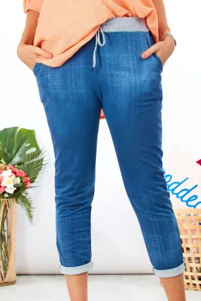 Alice joggers -  Plain Denim Jean style