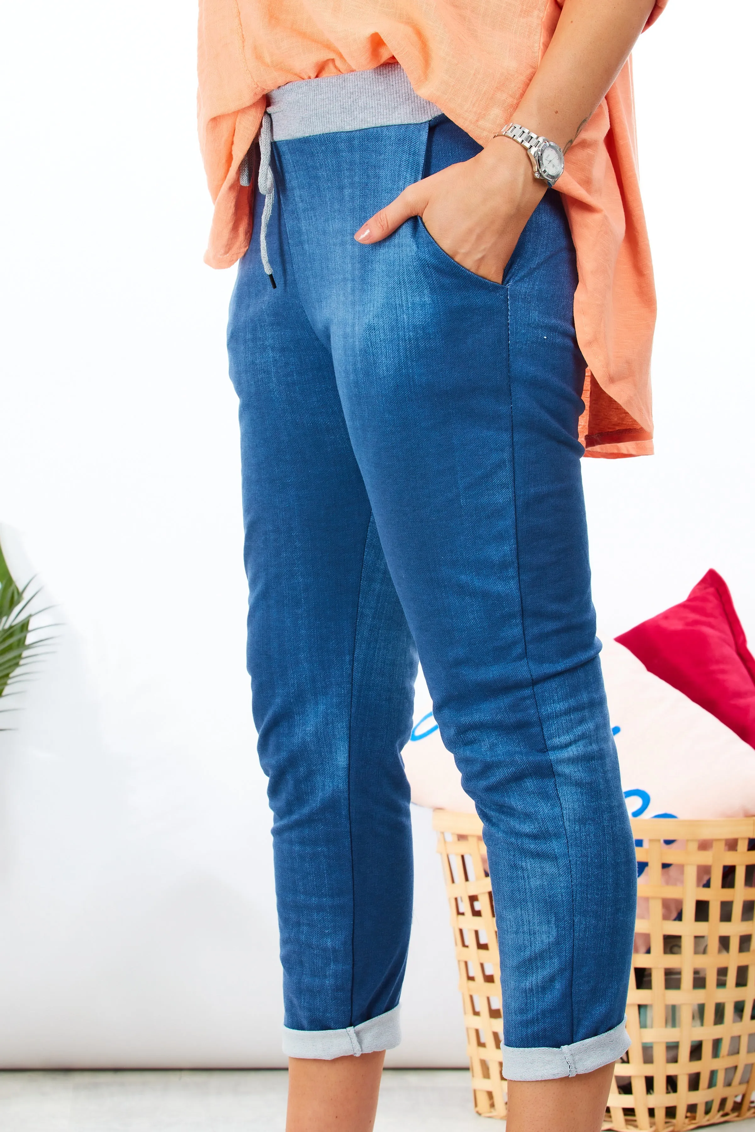 Alice joggers -  Plain Denim Jean style
