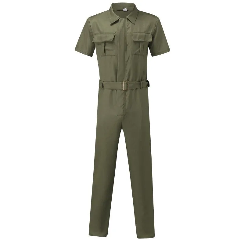 Aule Belted Cargo Jumpsuits
