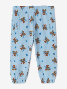 Baby Boys AOP Bear Devil Joggers in Blue