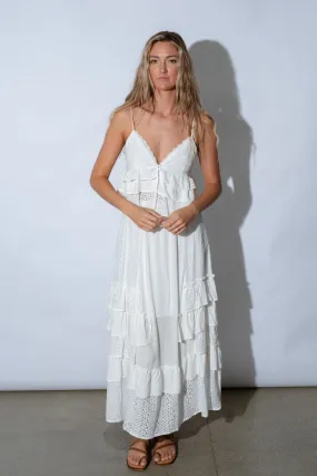 Baylor Eyelet Maxi Skirt