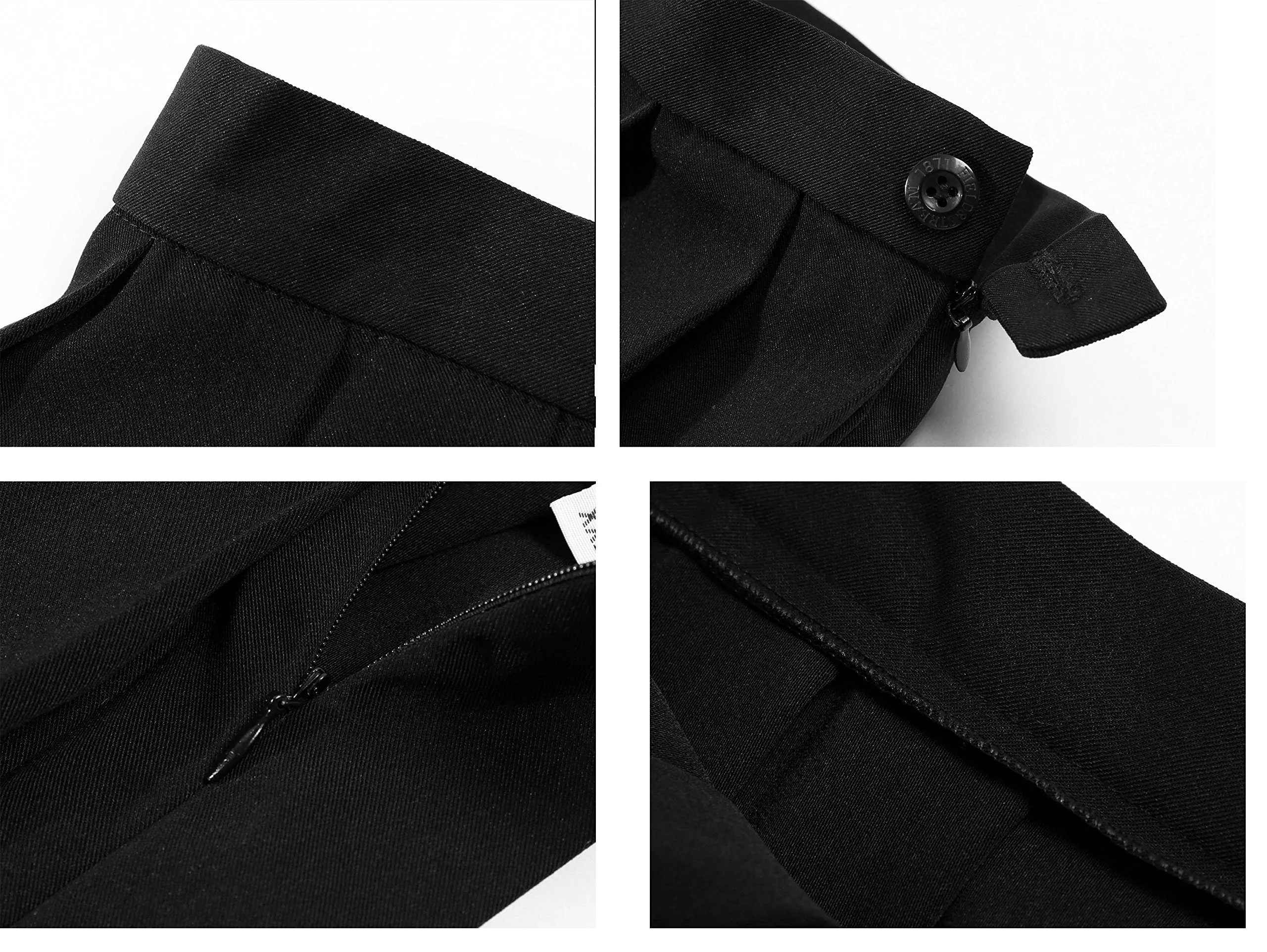 Beautifulfashionlife Women's Japan high Waisted Pleated Cosplay Costumes Skirts 0 Black