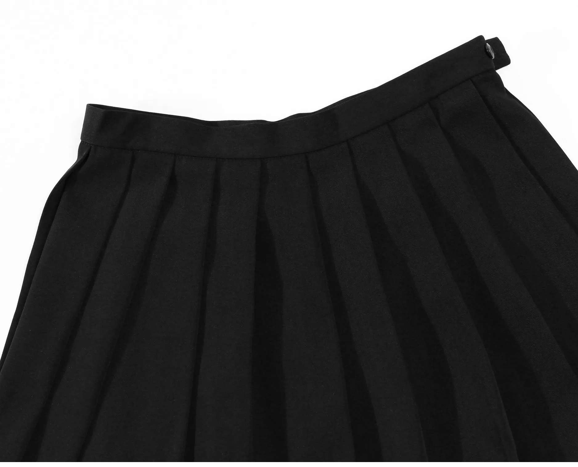 Beautifulfashionlife Women's Japan high Waisted Pleated Cosplay Costumes Skirts 0 Black