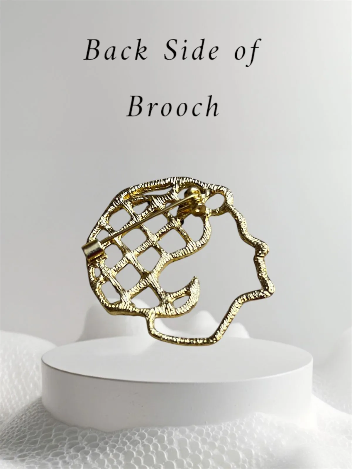 Black & Golden Chanel Crystal Metal Brooch