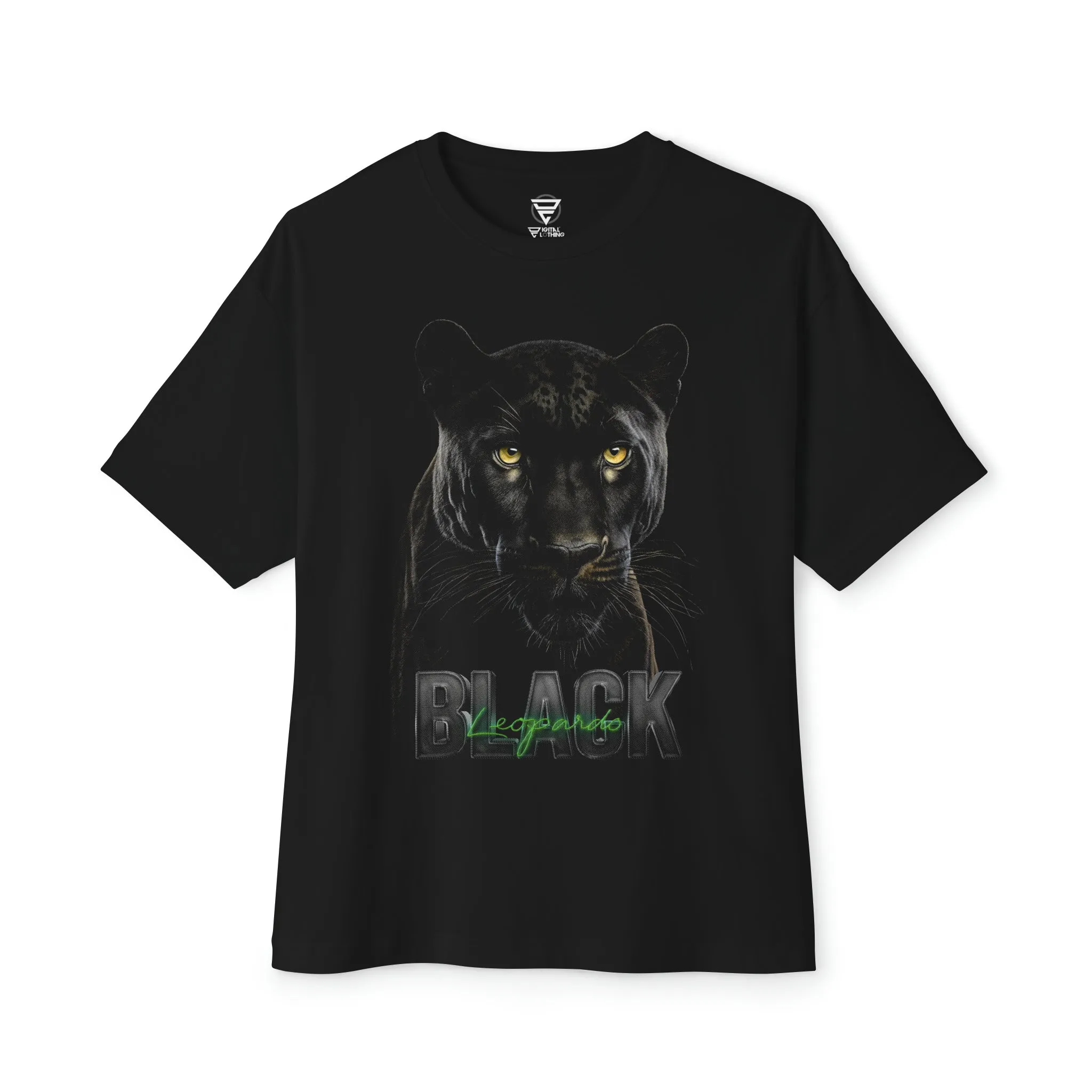 Black Leopardo Oversized Tee