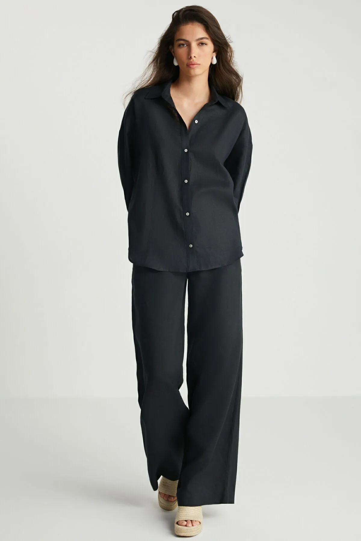 Black Linen Pants