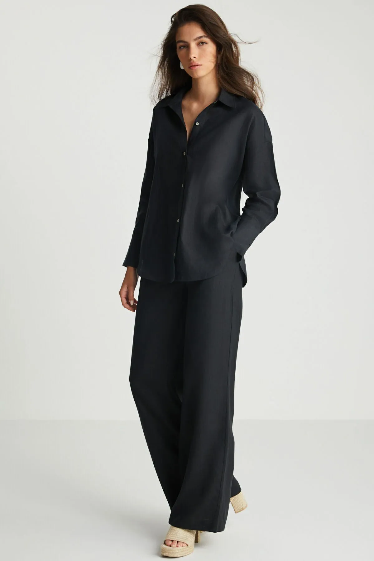 Black Linen Pants