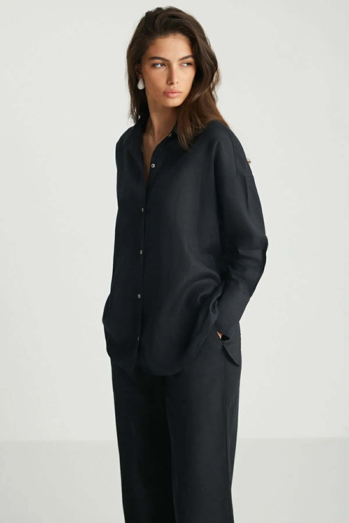 Black Linen Pants