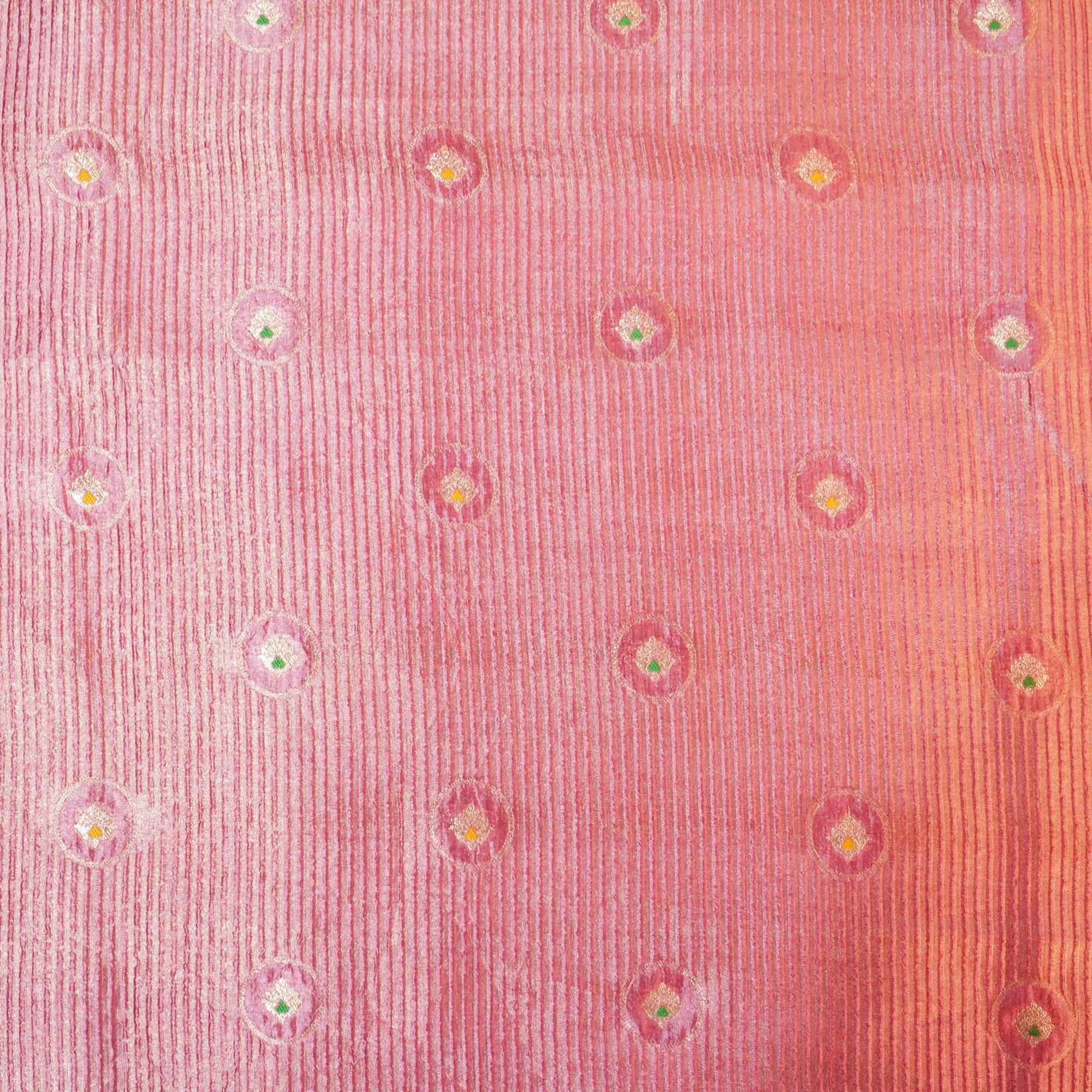 Blush Pink Mina Booti Dupian Silk Tissue YF-24388