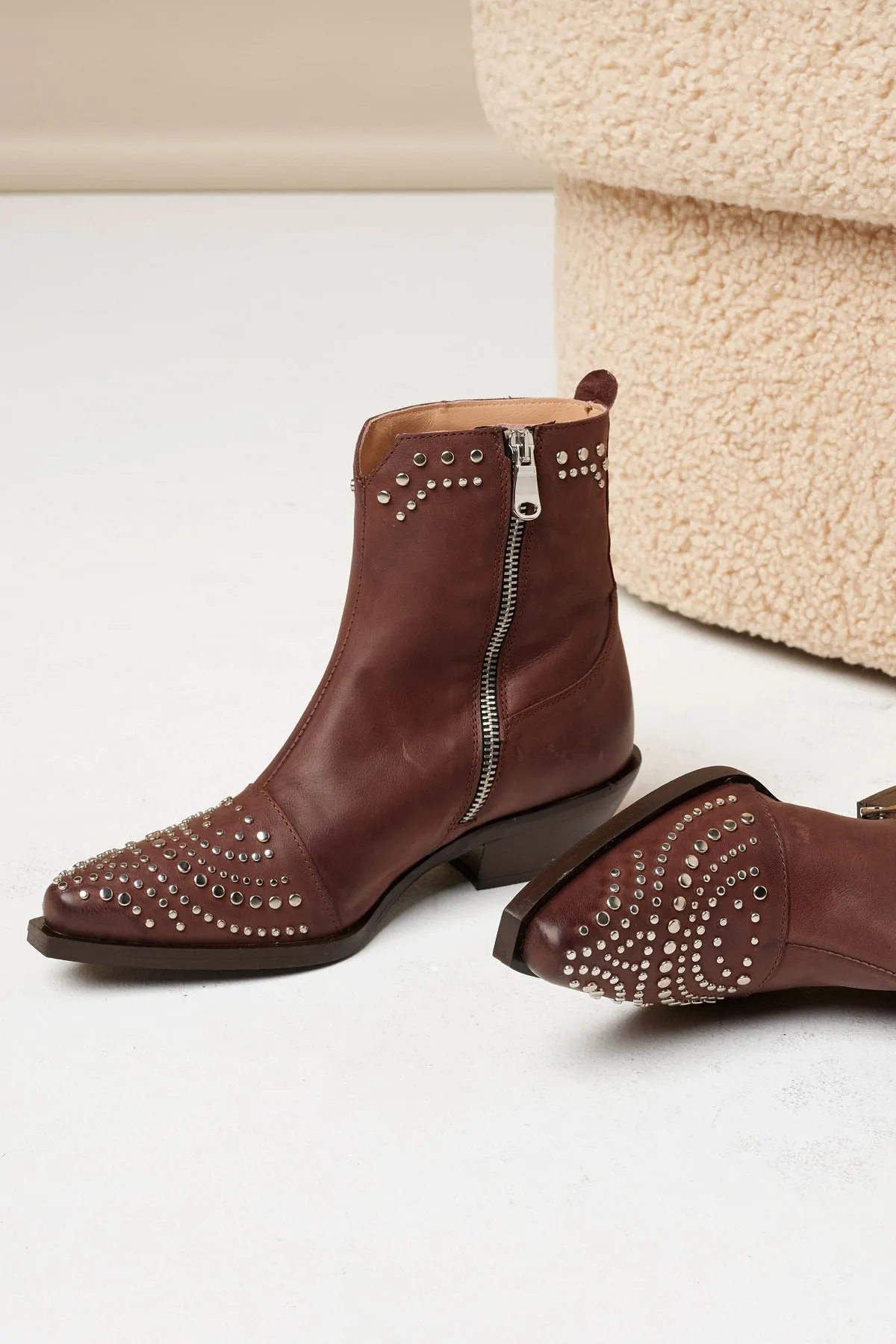 Bukela støvler Alister, Brown w/Silver