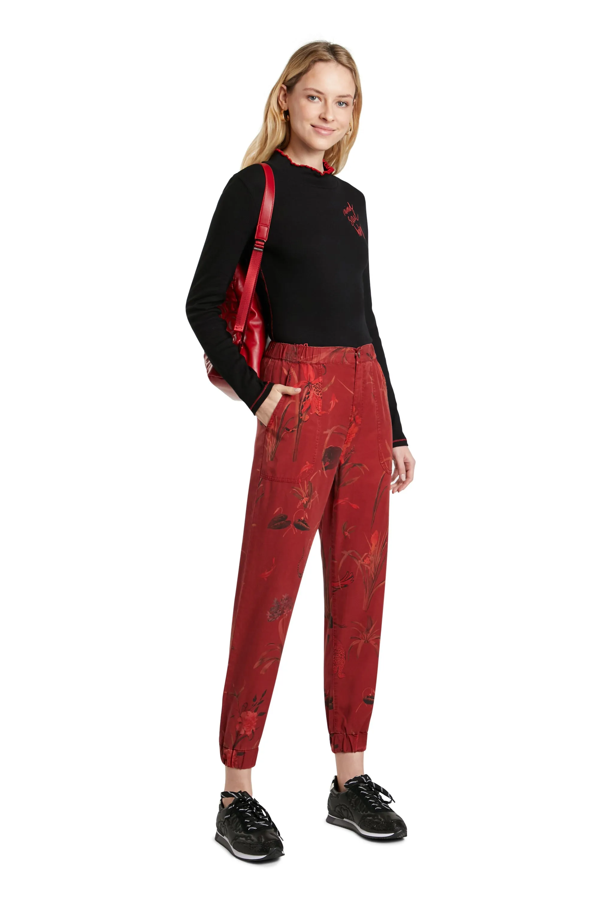 Camotiger Tencel Jogger Pants Camoflauge Desigual Style 21WWPN07