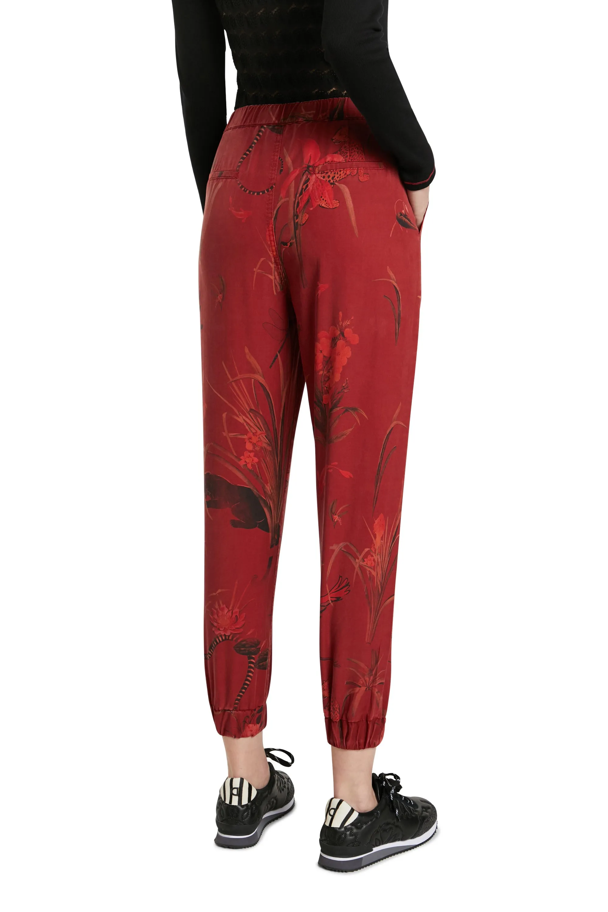 Camotiger Tencel Jogger Pants Camoflauge Desigual Style 21WWPN07