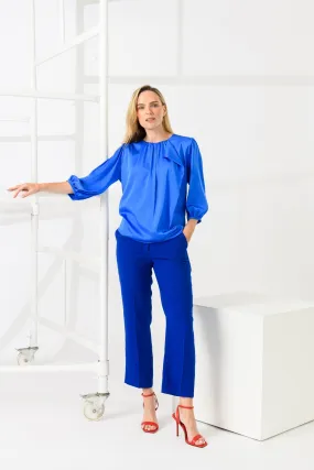 Caroline Kilkenny Charlotte Pleated Front Blouse