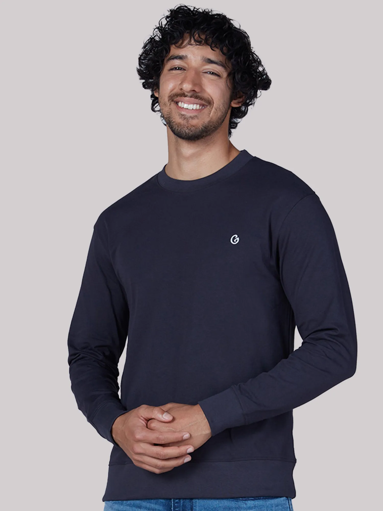 Classic Cotton All-Weather Sweatshirt – Graphite