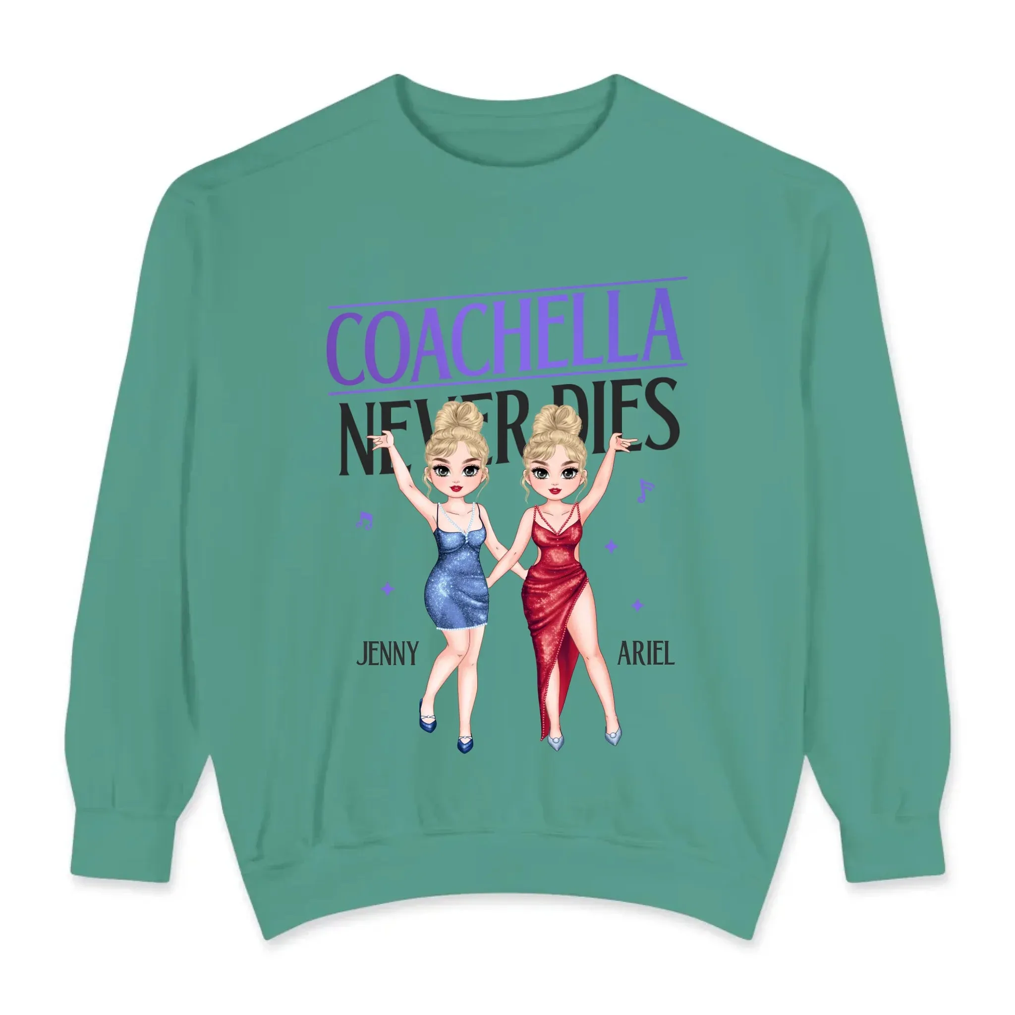 Coachella Never Dies - Personalized Gifts For Her - Unisex Hoodie