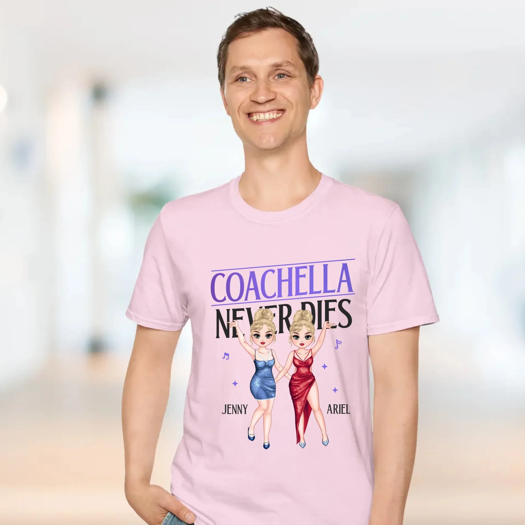Coachella Never Dies - Personalized Gifts For Her - Unisex Hoodie