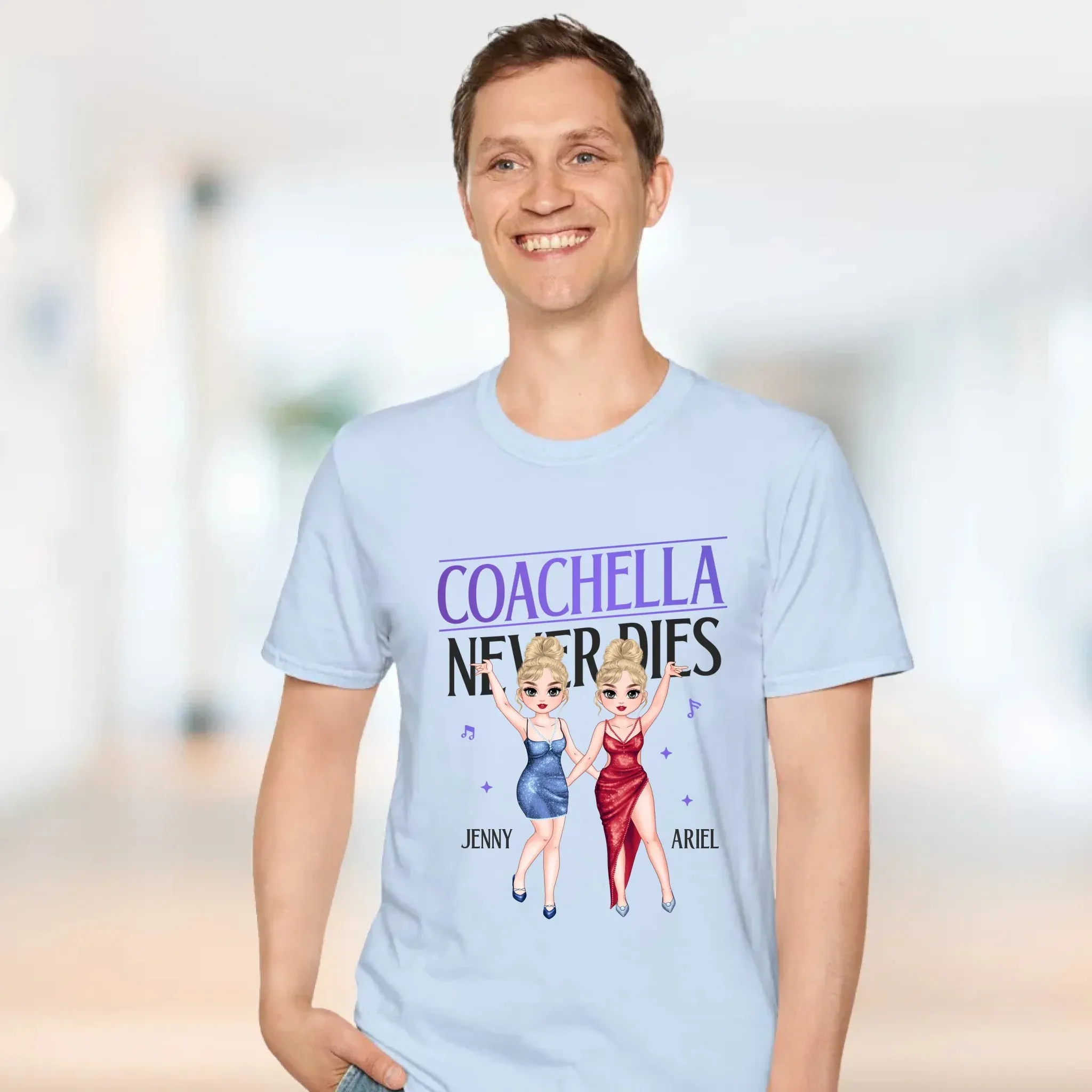 Coachella Never Dies - Personalized Gifts For Her - Unisex Hoodie