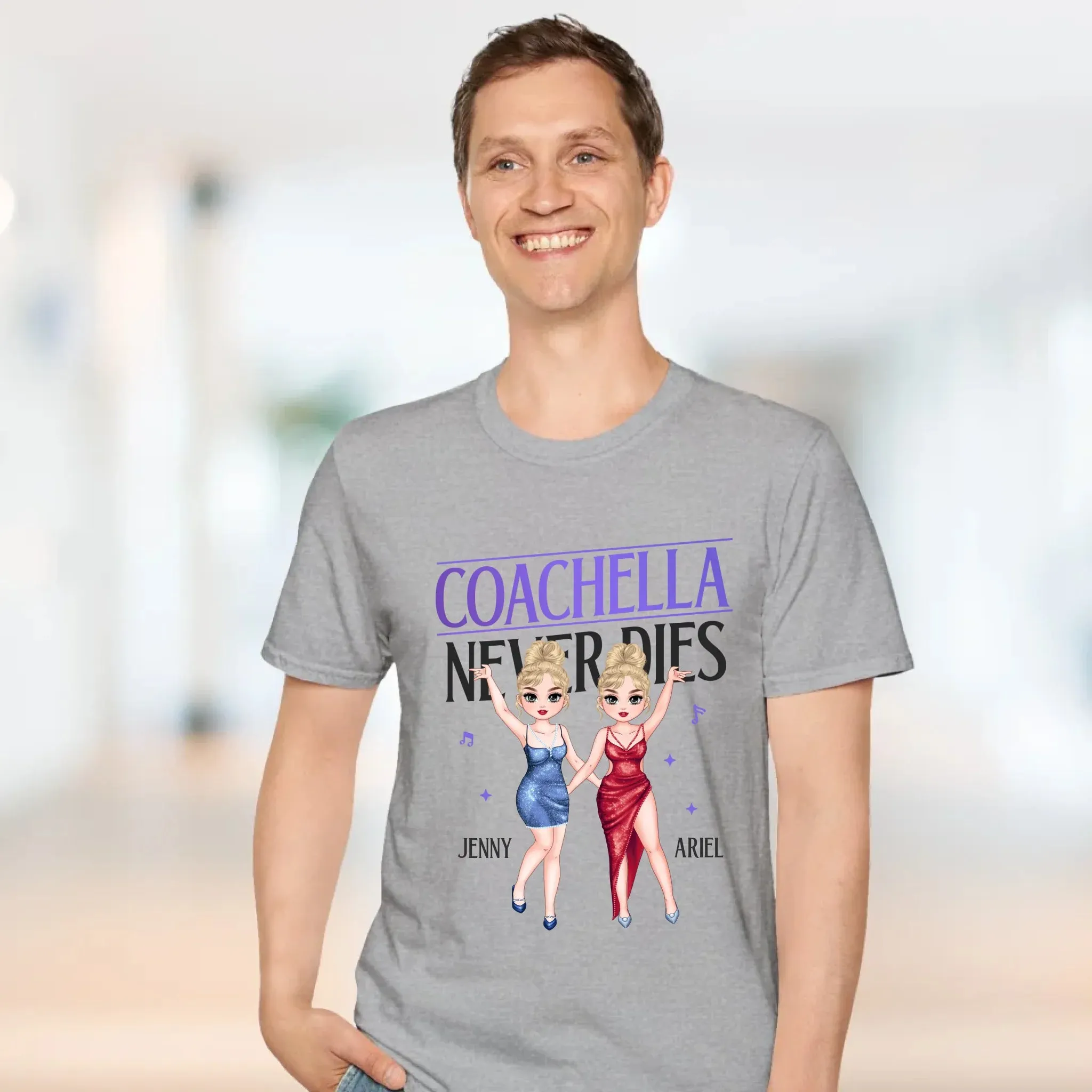 Coachella Never Dies - Personalized Gifts For Her - Unisex Hoodie