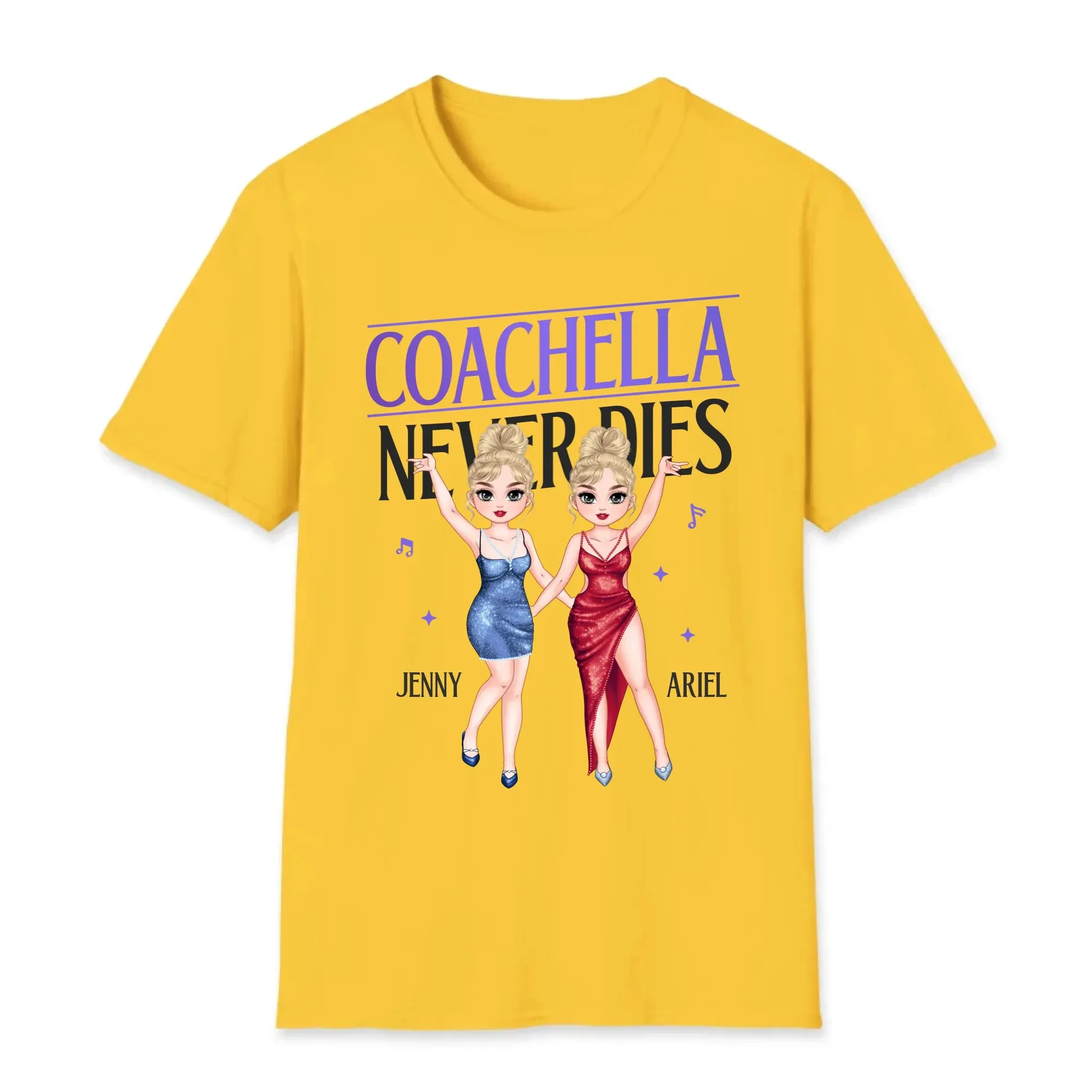Coachella Never Dies - Personalized Gifts For Her - Unisex Hoodie