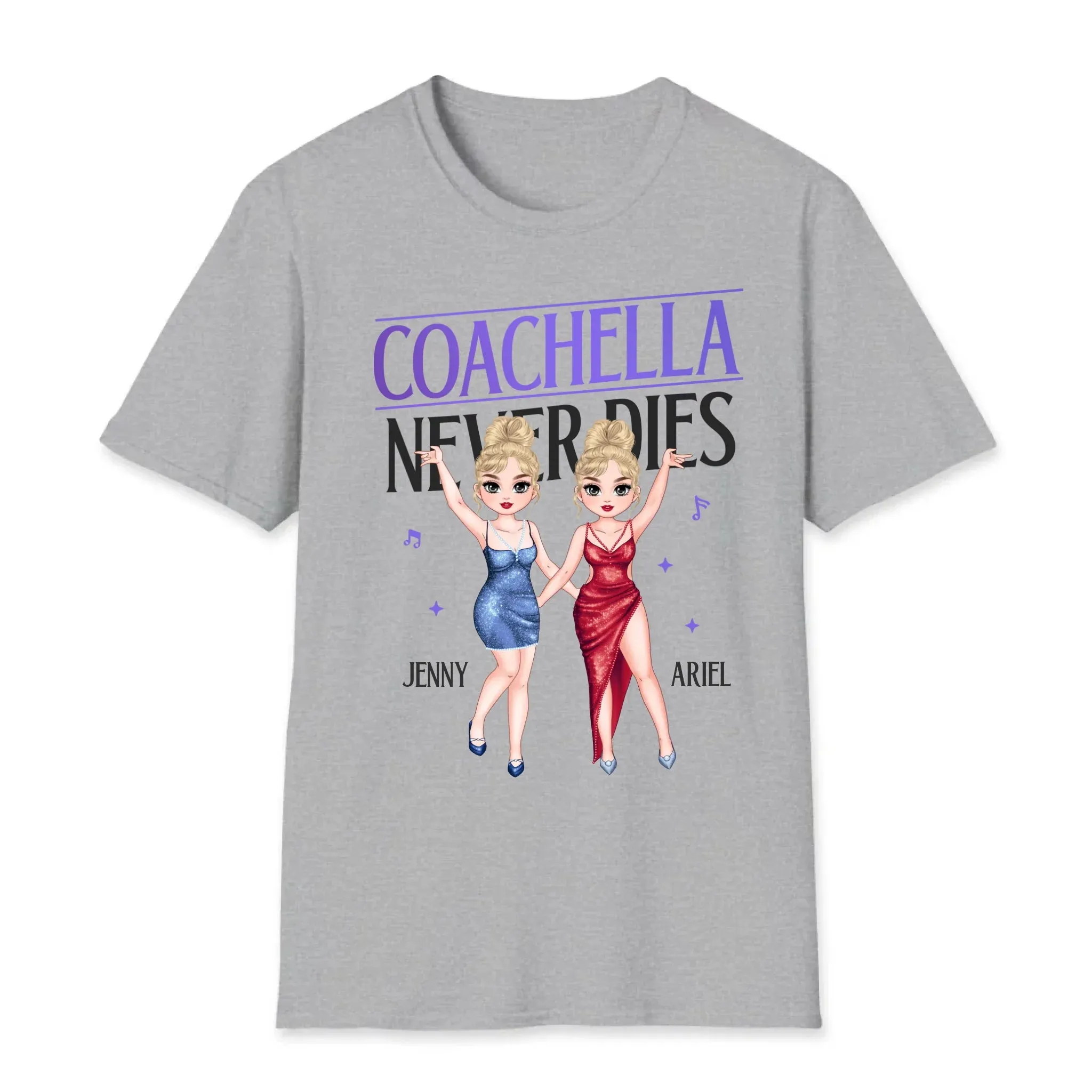 Coachella Never Dies - Personalized Gifts For Her - Unisex Hoodie