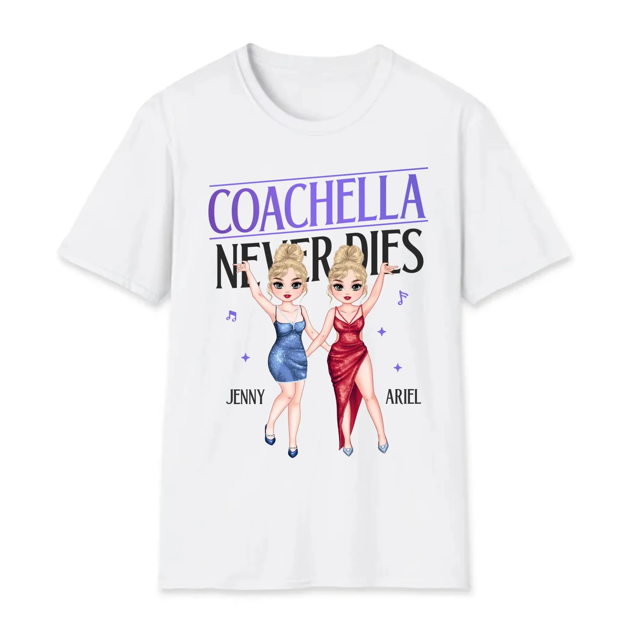 Coachella Never Dies - Personalized Gifts For Her - Unisex Hoodie