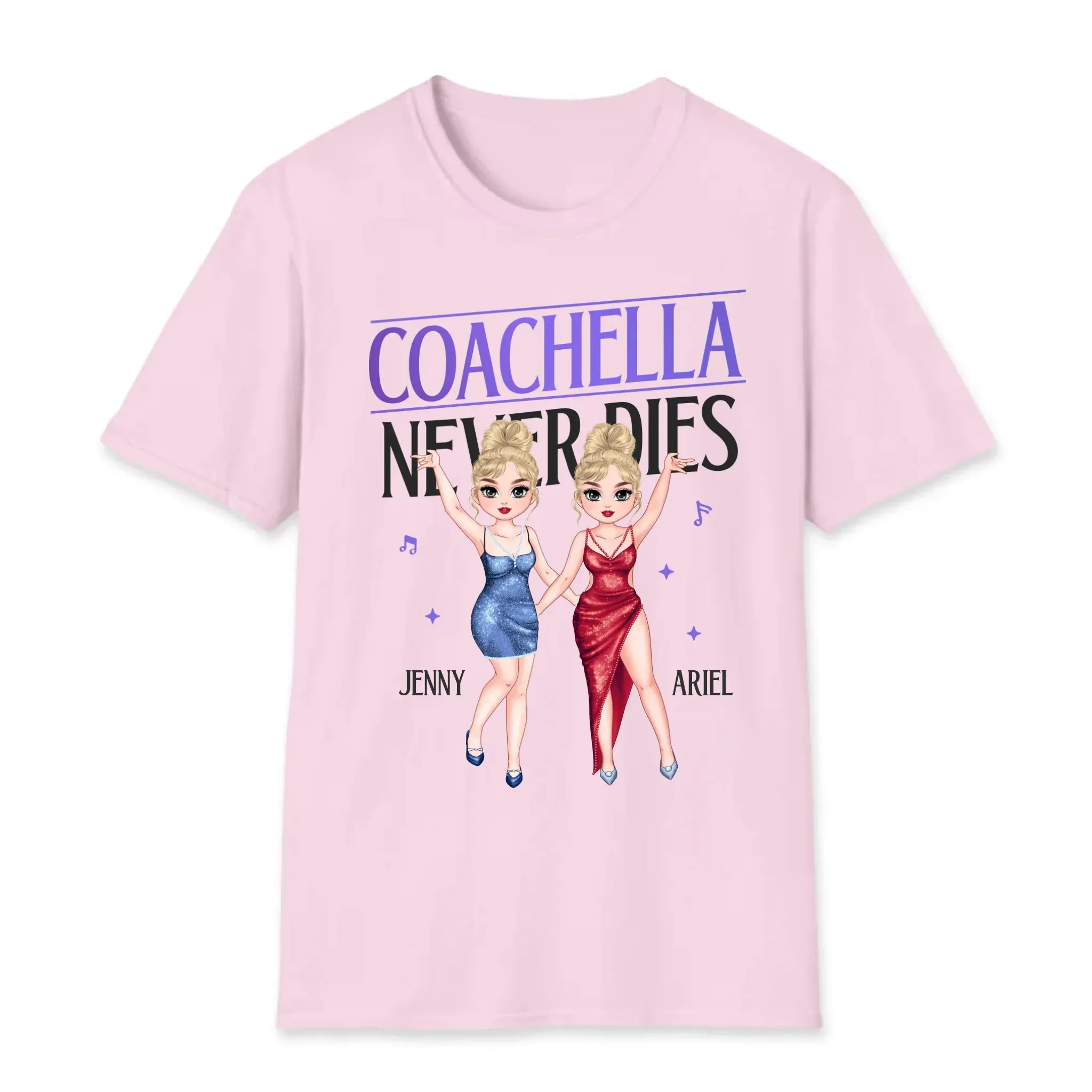 Coachella Never Dies - Personalized Gifts For Her - Unisex Hoodie