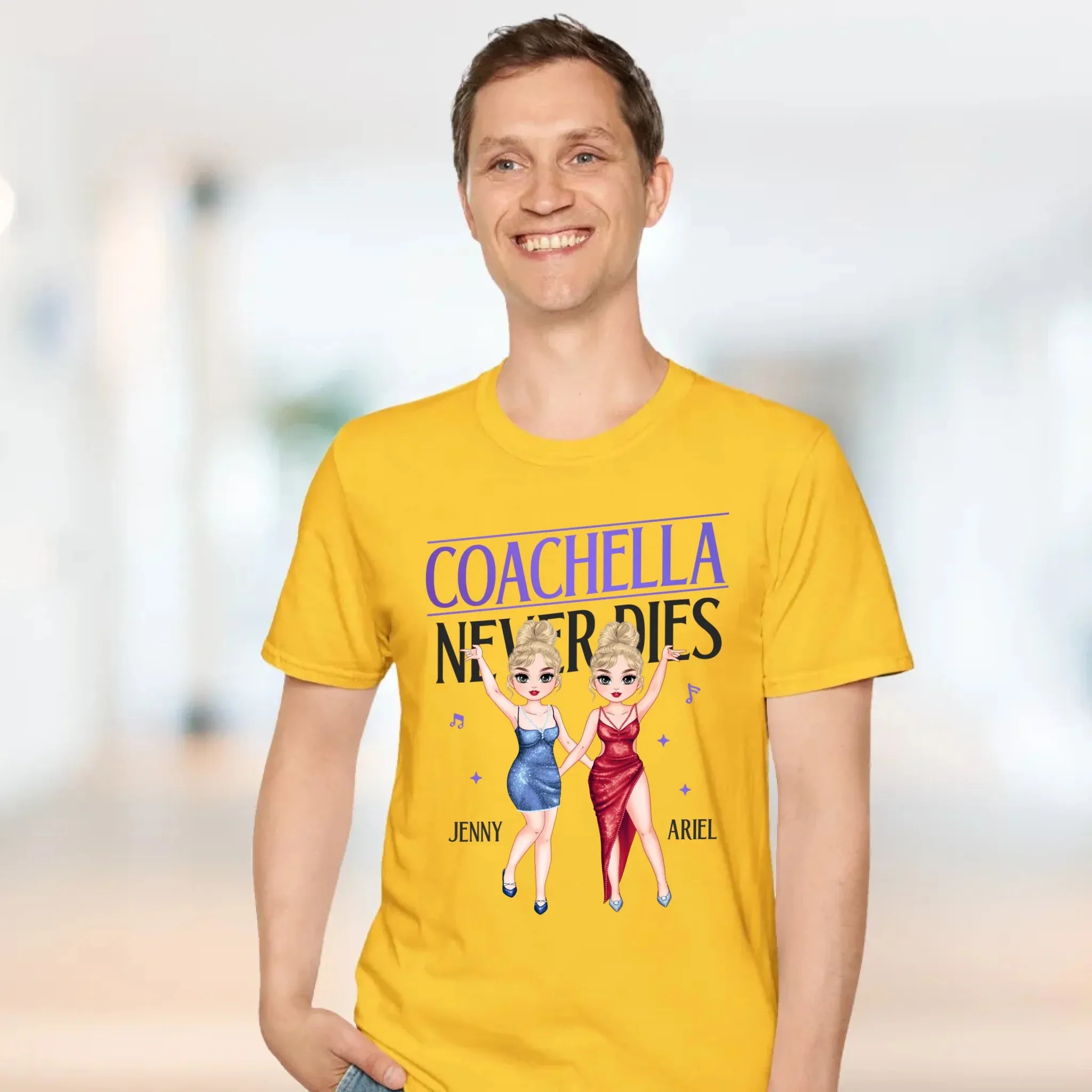 Coachella Never Dies - Personalized Gifts For Her - Unisex Hoodie