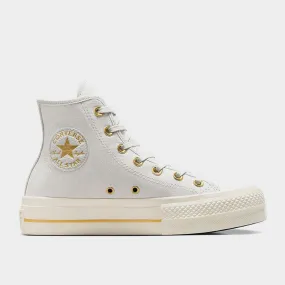 Converse Womens Chuck Taylor All Star Lift Platform Tailored Lines Grey/Gold _ 182242 _ Grey