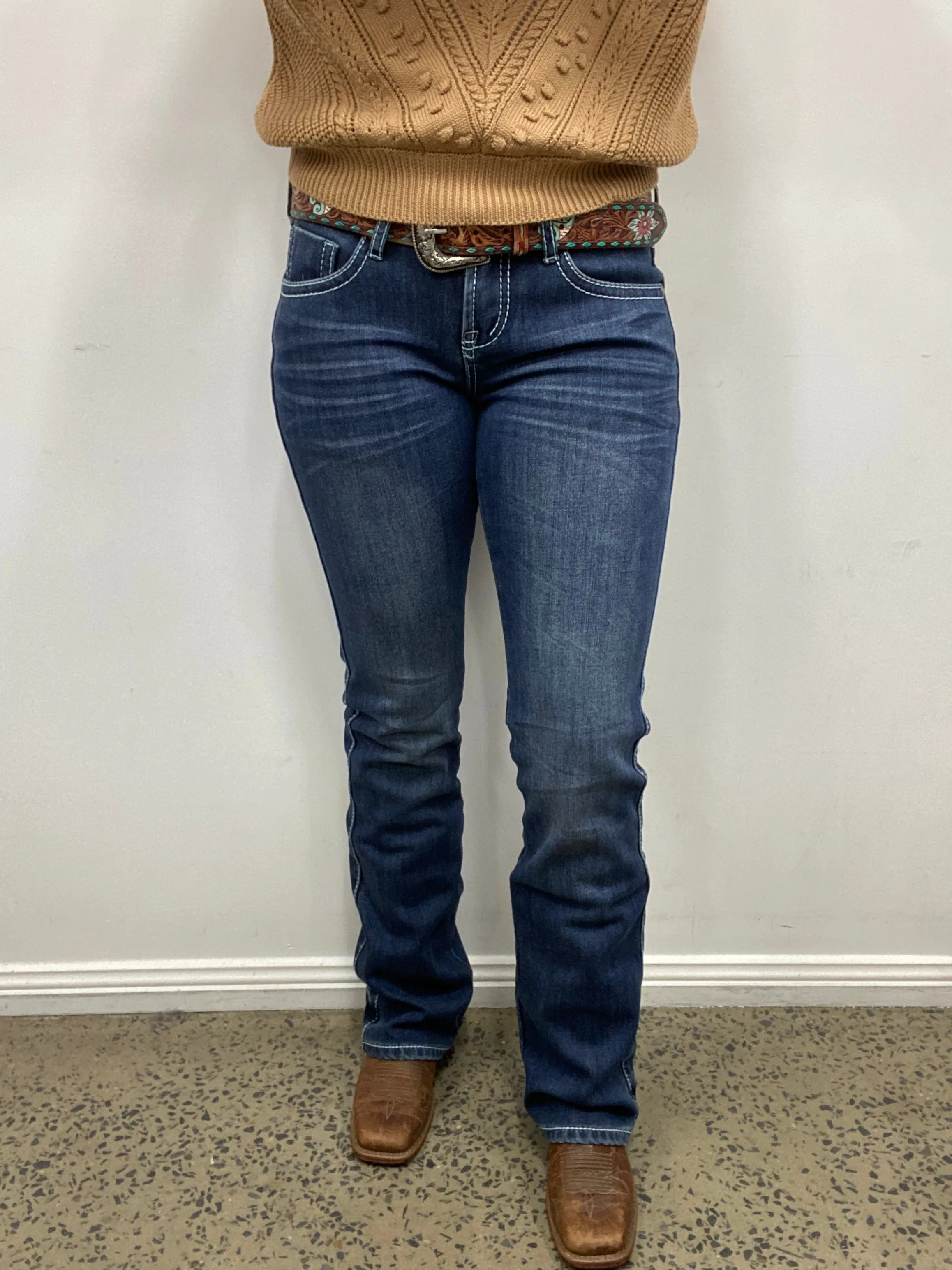 Cowgirl Tuff Jeans - Edgy Flannel