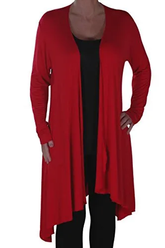 Della Asymmetric Waterfall Cardigan