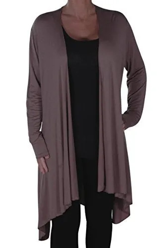 Della Asymmetric Waterfall Cardigan
