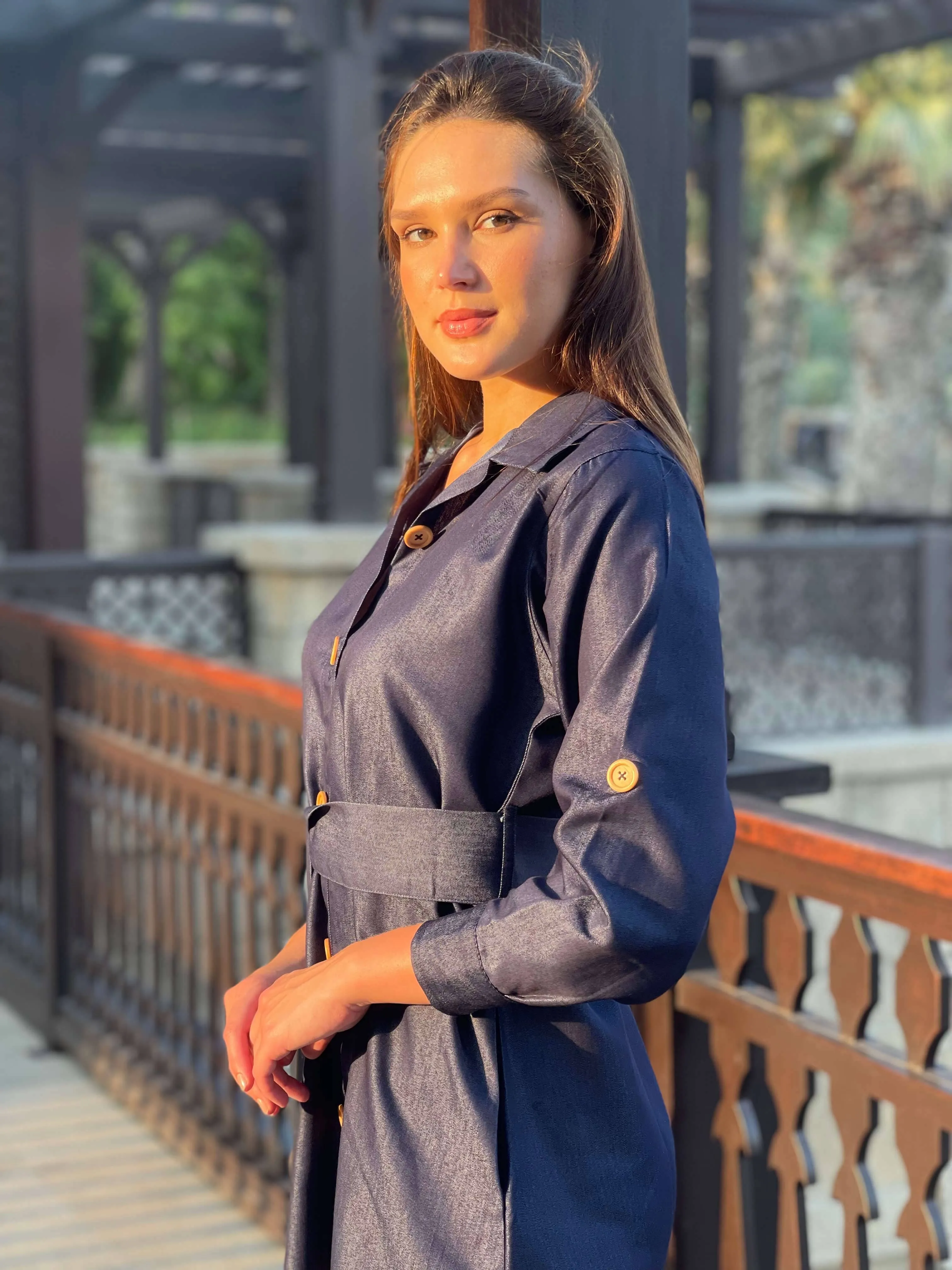 Denim Pocket Dress