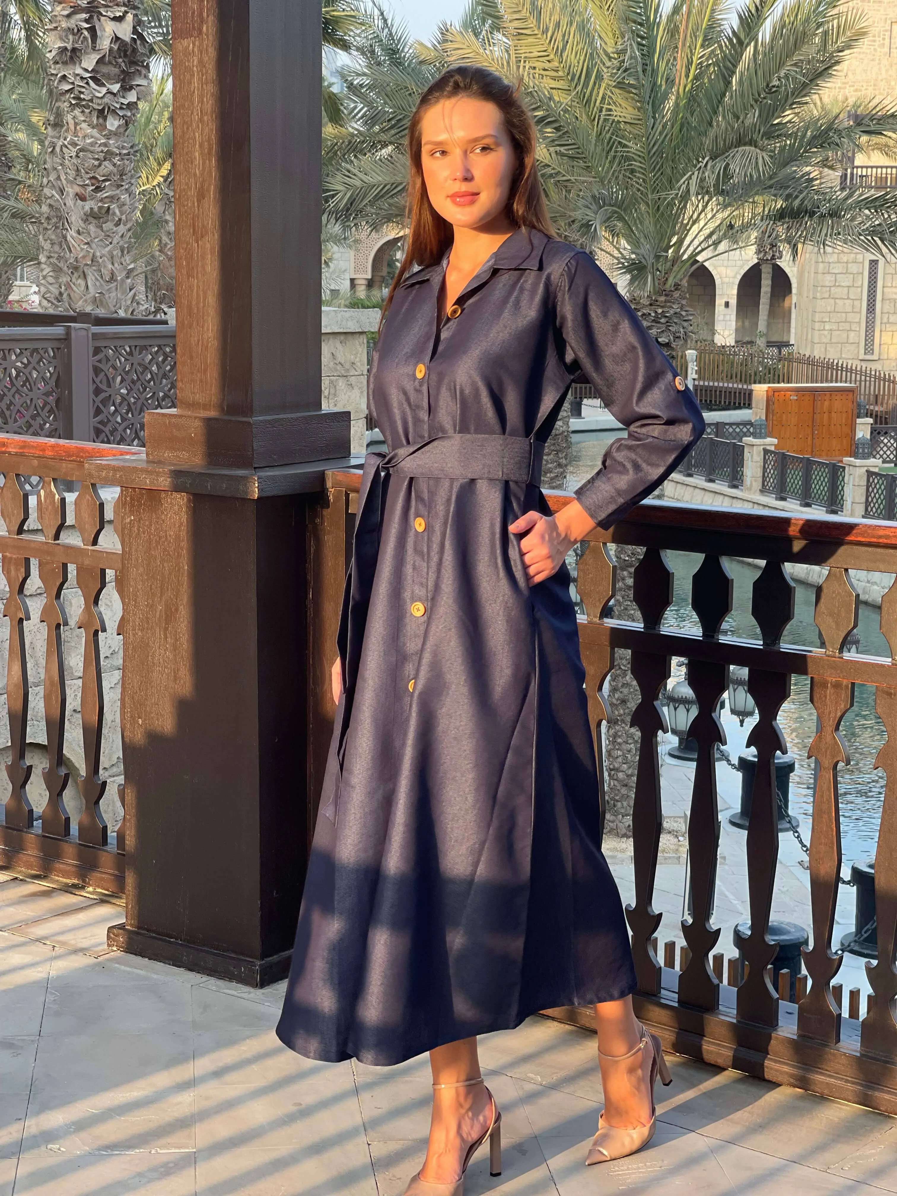 Denim Pocket Dress