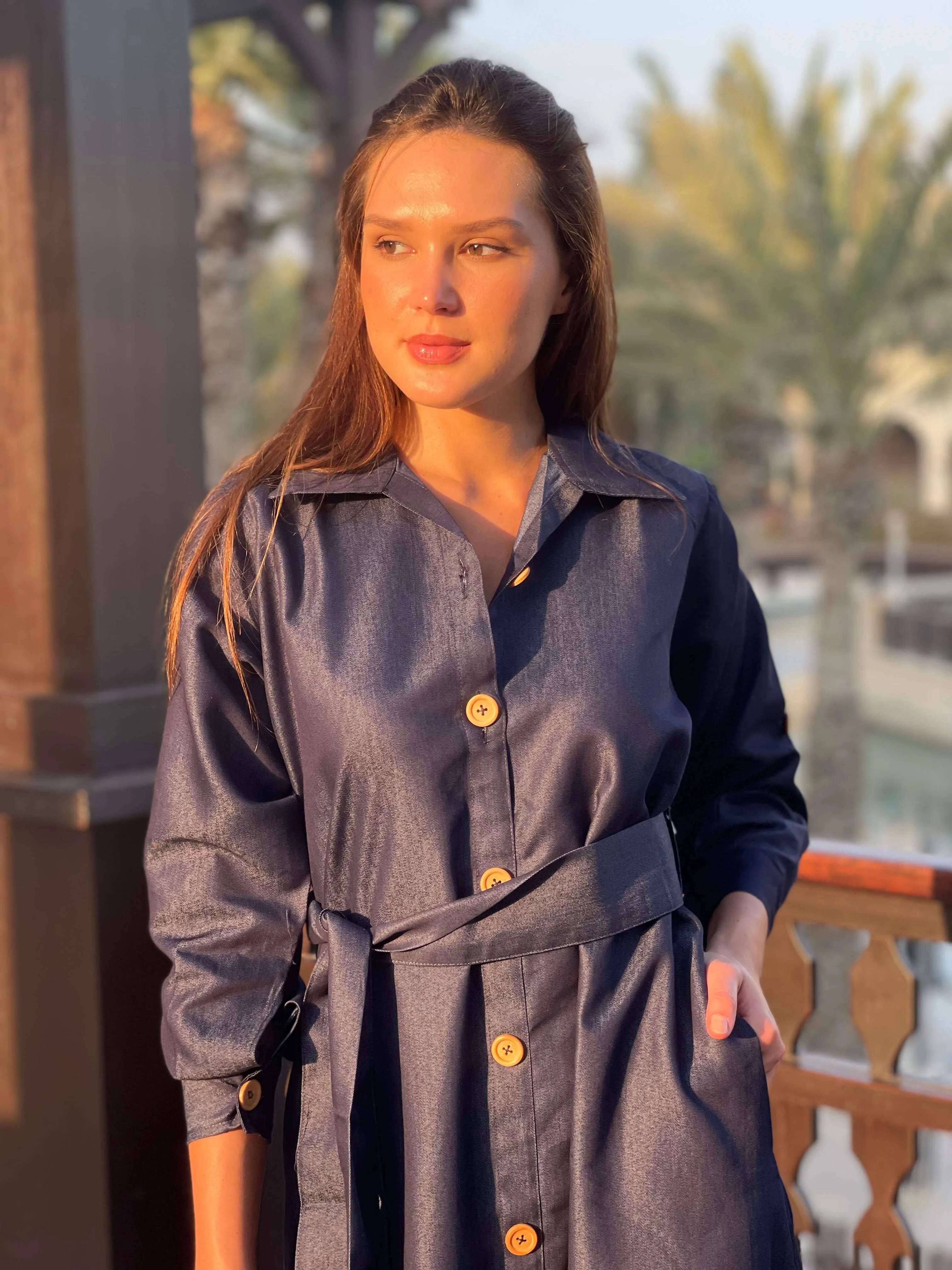 Denim Pocket Dress