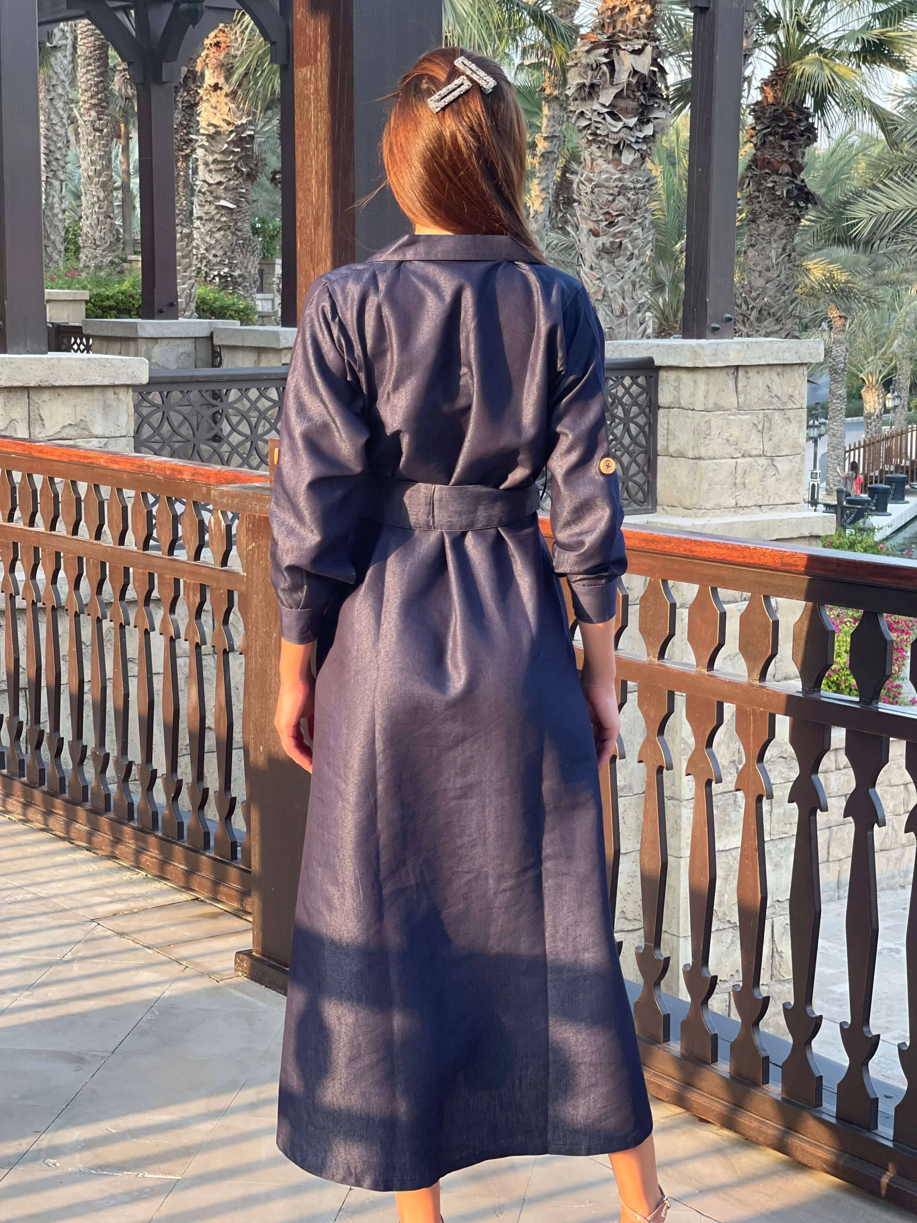 Denim Pocket Dress