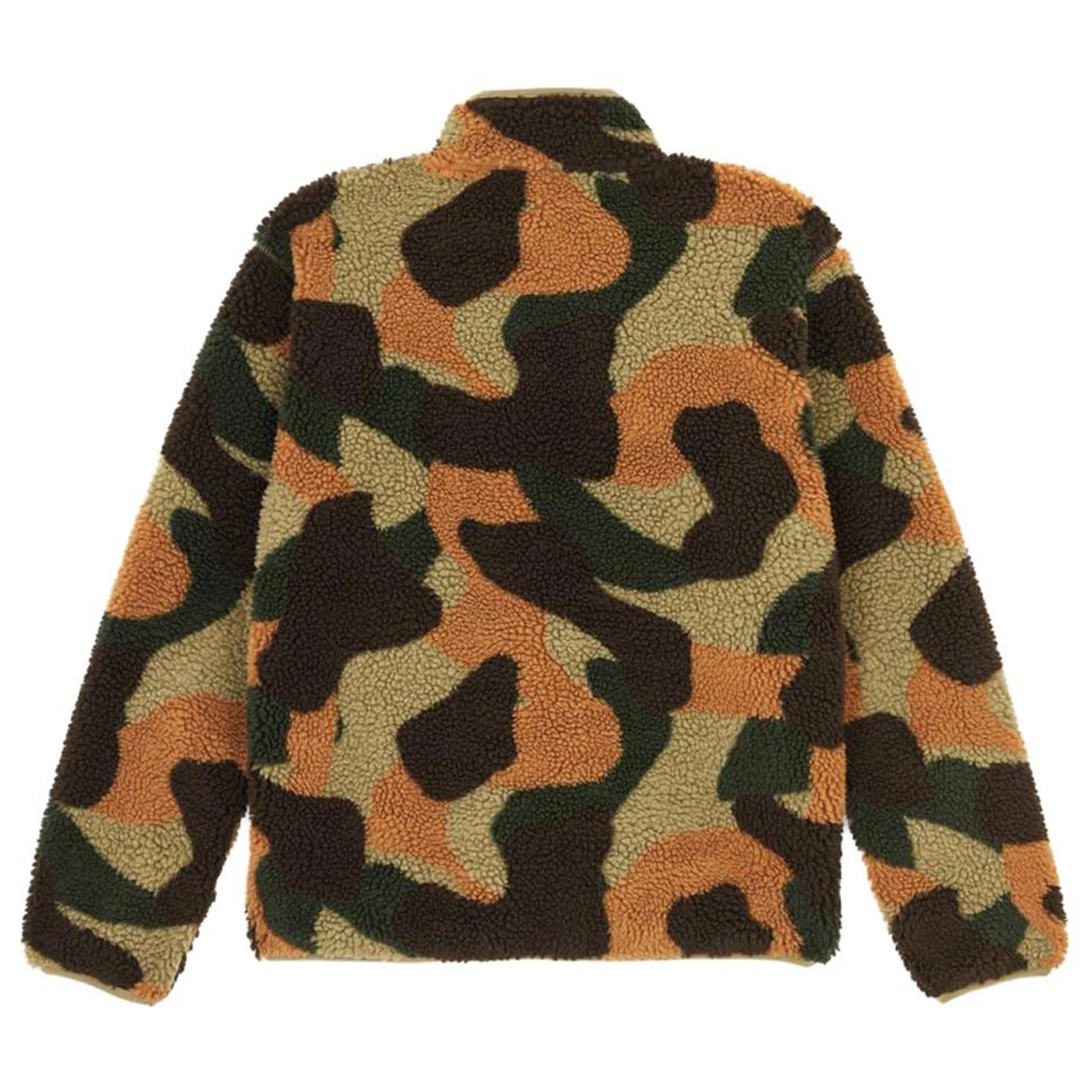 DICKIES RELAXED FIT HIGH PILE CAMO FLEECE IMPERIAL GREEN