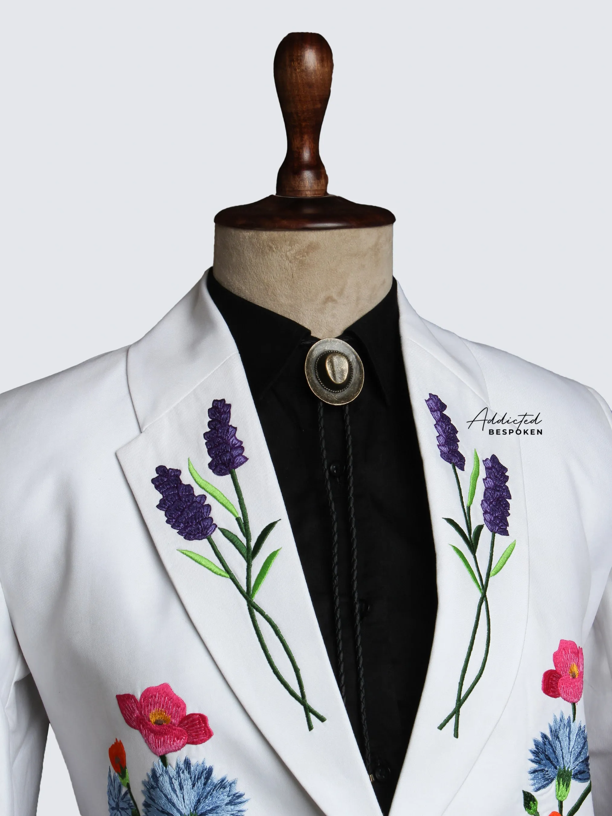 Elegant Floral Accent Blazer