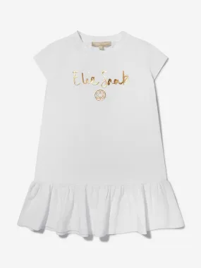 Elie Saab Girls Cotton Logo Dress