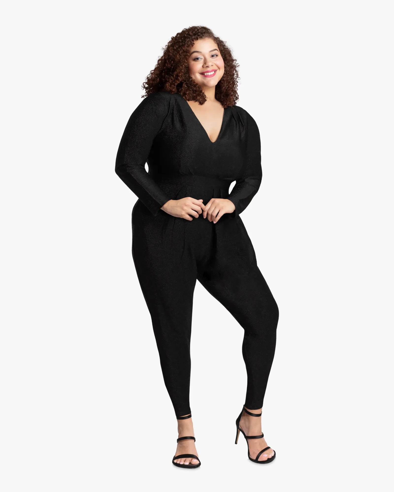 Elmira Long Sleeve Jumpsuit | Black