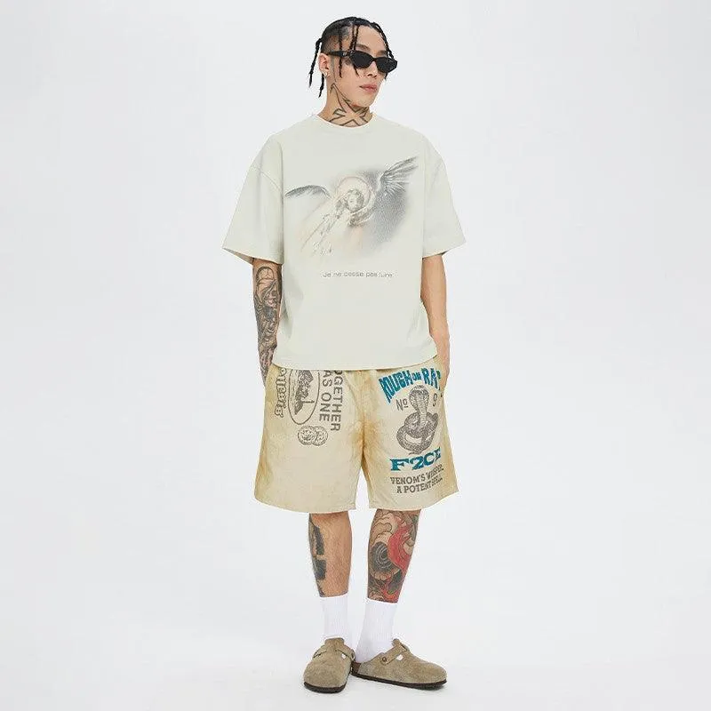 F2CE Distressed Shorts