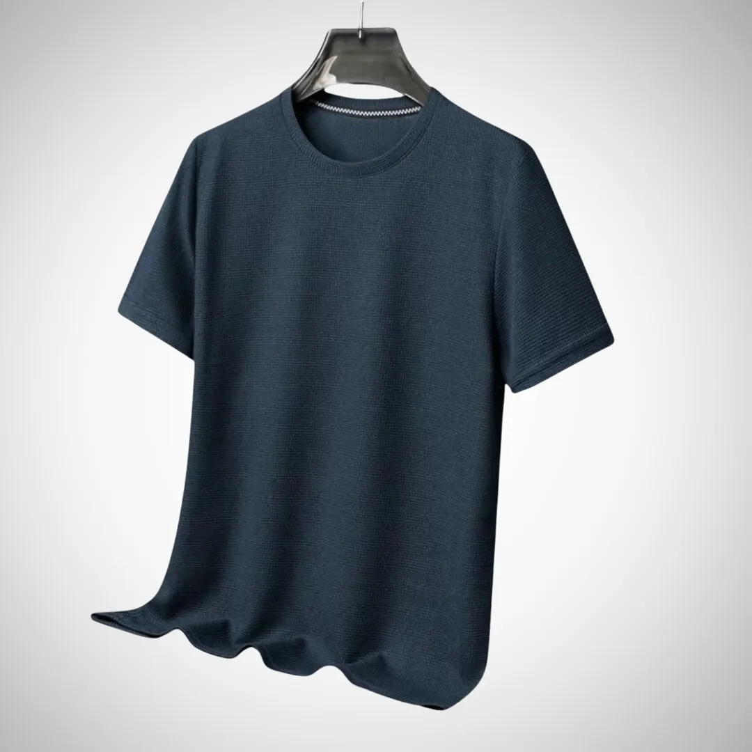 Fedrik Cotton Waffle Knit Tee