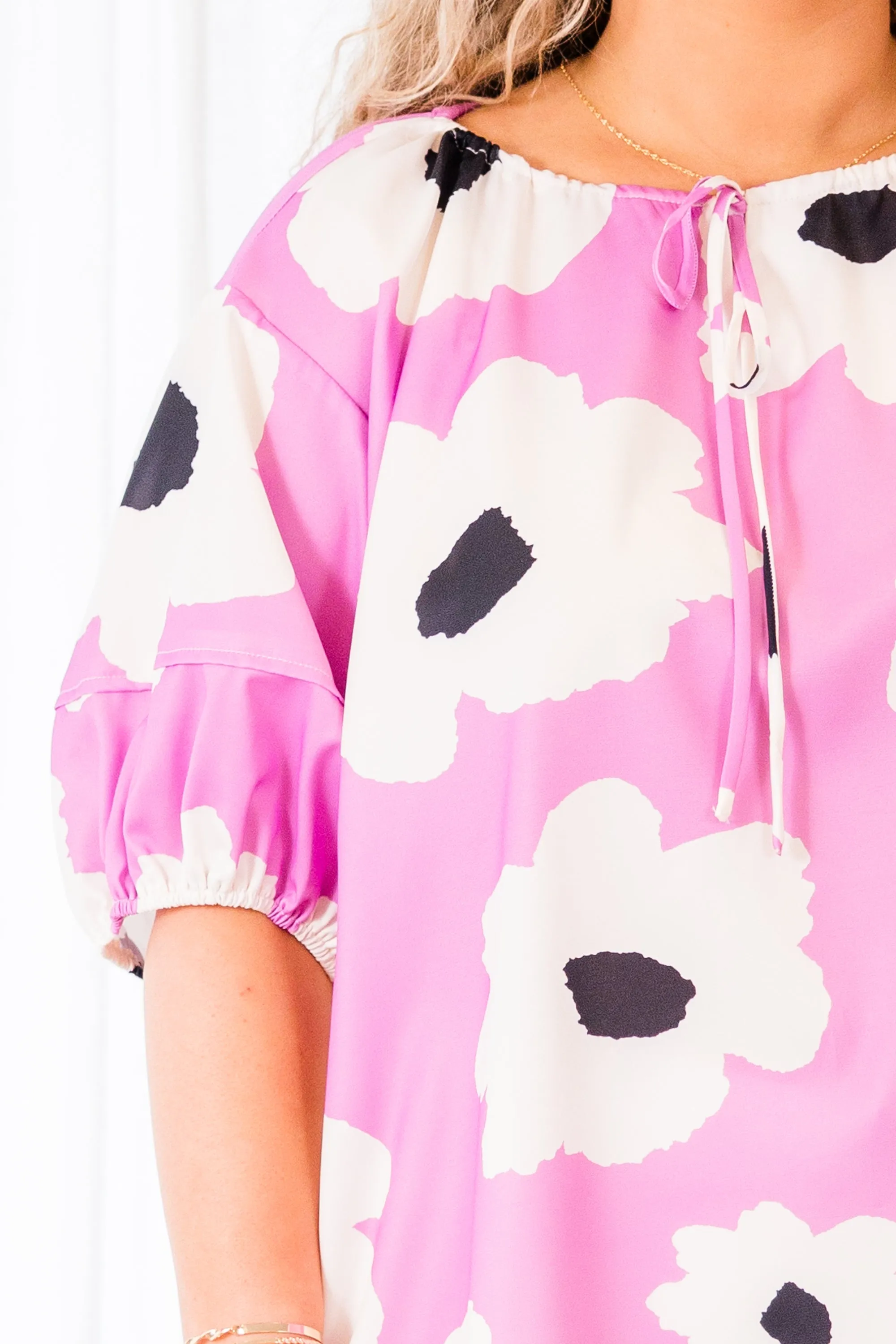 Flower Fields Forever Top, Pink
