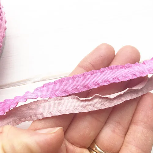 Frilly Ruffle Edge Grosgrain Ribbon 3/8'' 10mm