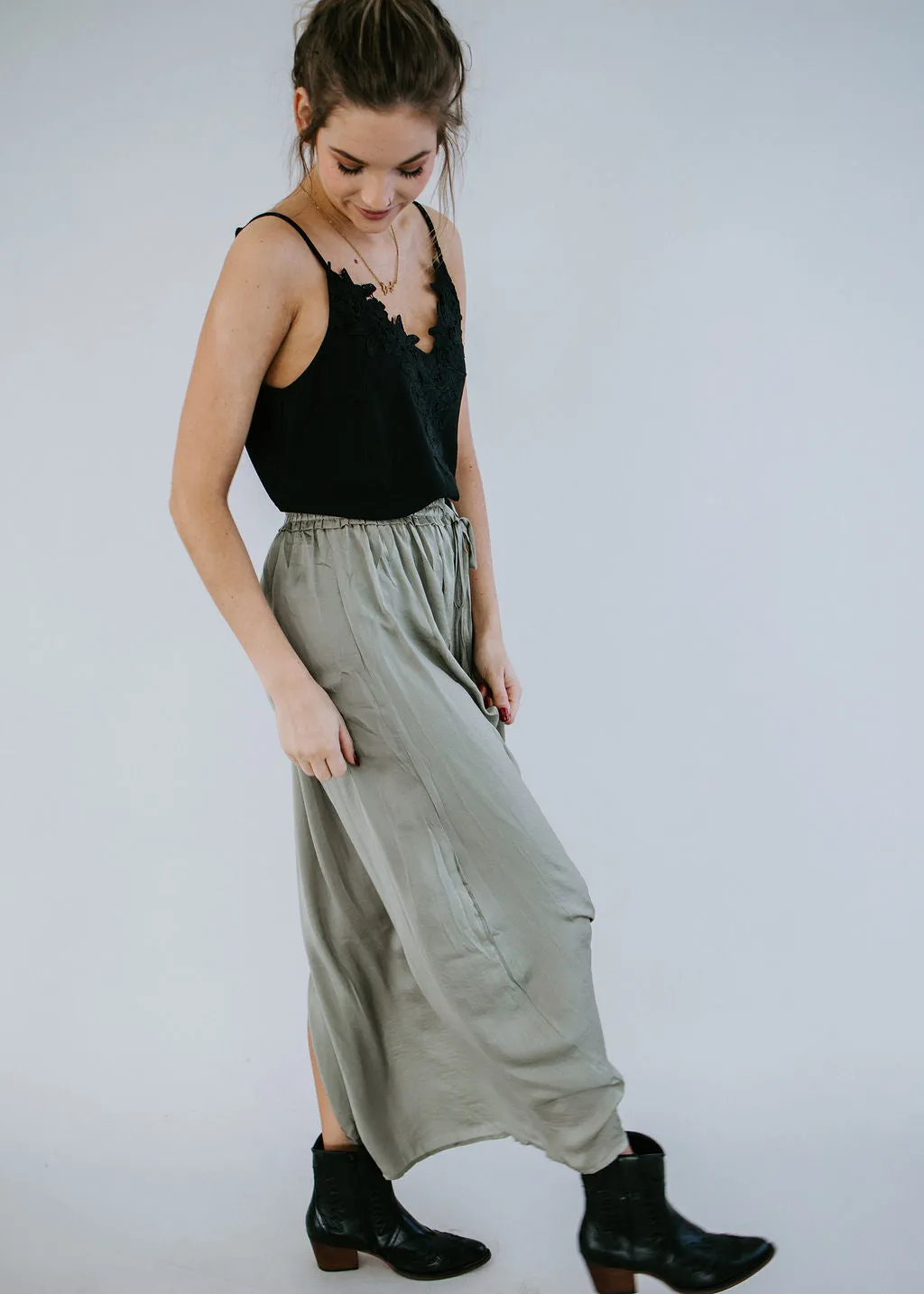 Go With The Flow Maxi Skirt