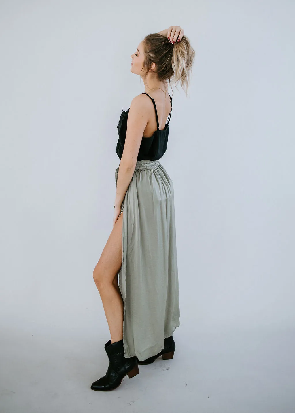 Go With The Flow Maxi Skirt