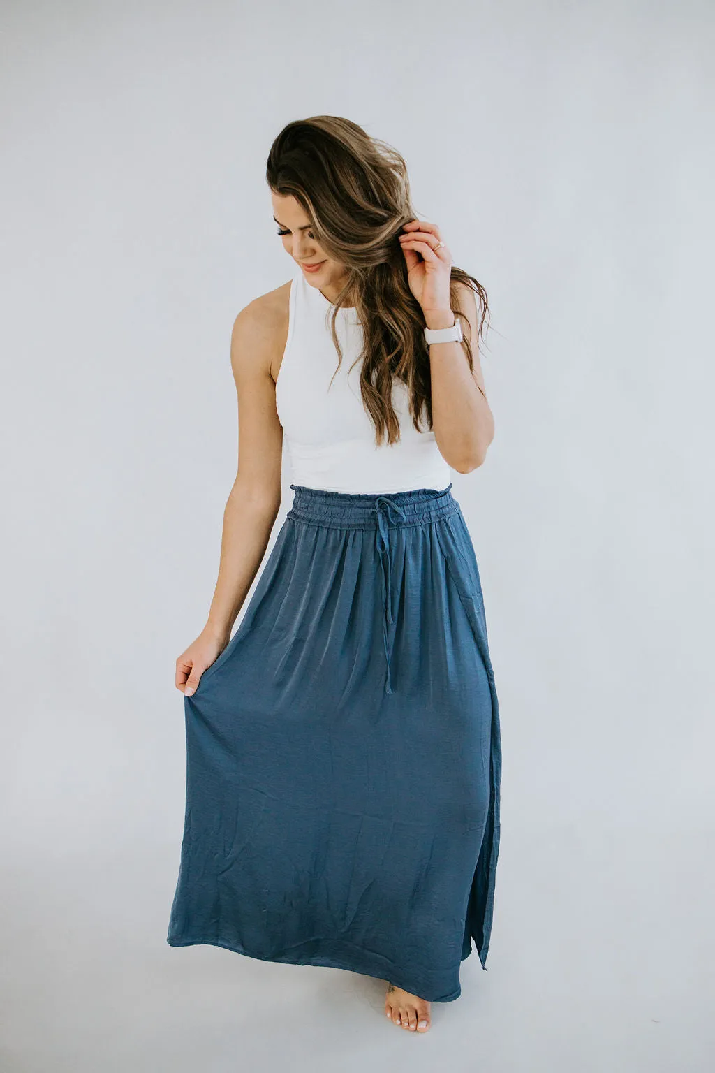 Go With The Flow Maxi Skirt