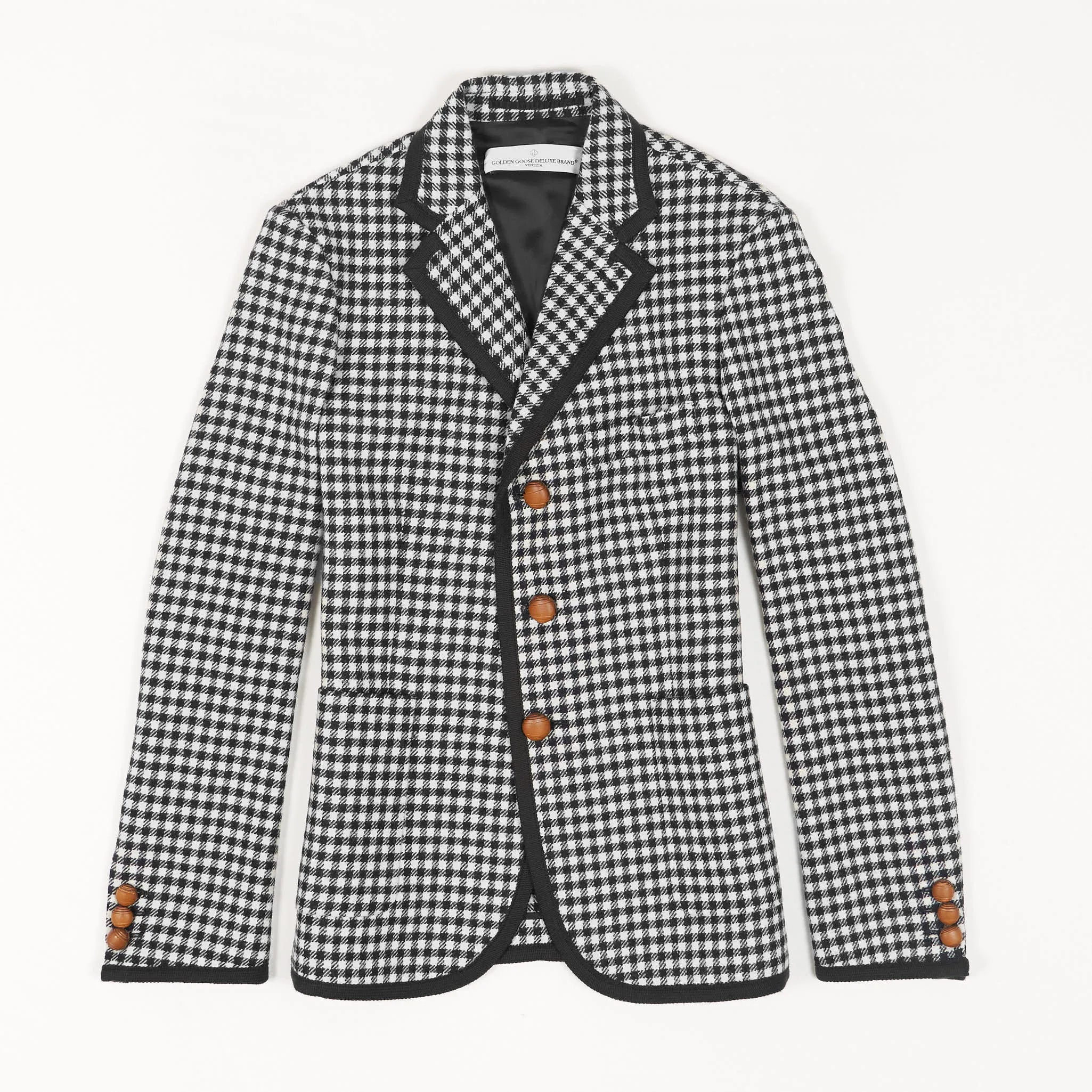 Golden Goose Vichy Wool Blazer