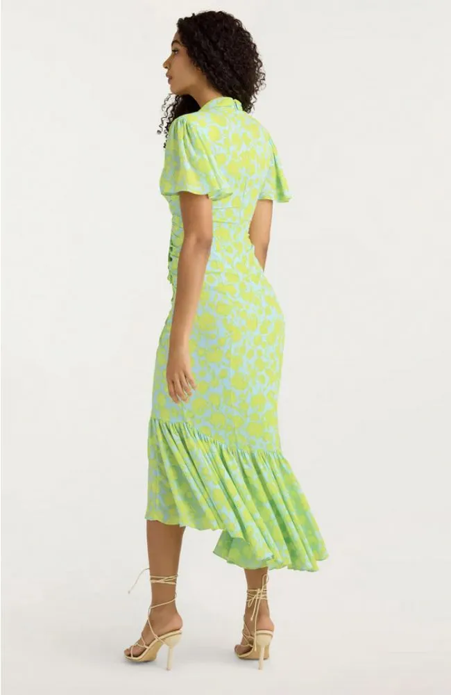 Graphic Floral Peeta Dress