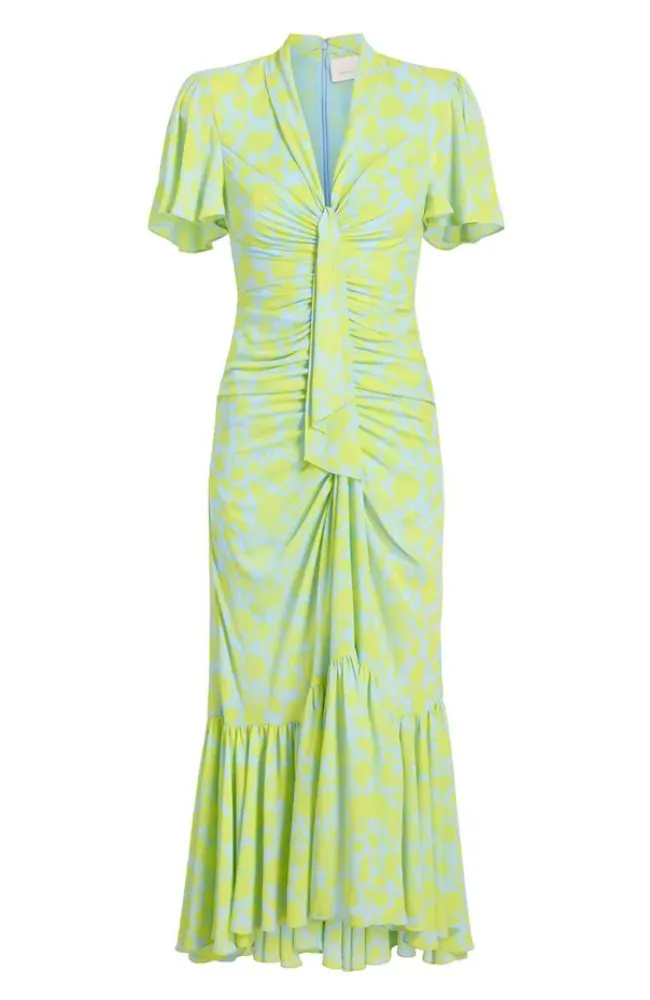 Graphic Floral Peeta Dress